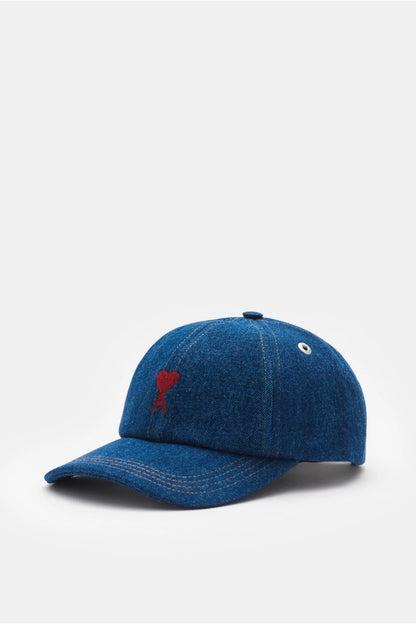 Ami De Coeur Embroidery Denim Blue Cap BlankRoom