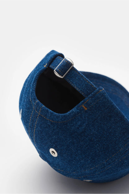 Ami De Coeur Embroidery Denim Blue Cap BlankRoom