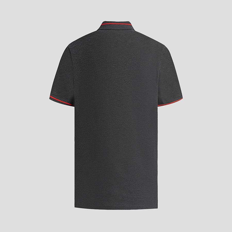 BURBERRY GRENFORD POLO CHARCOAL GREY BLANK ROOM