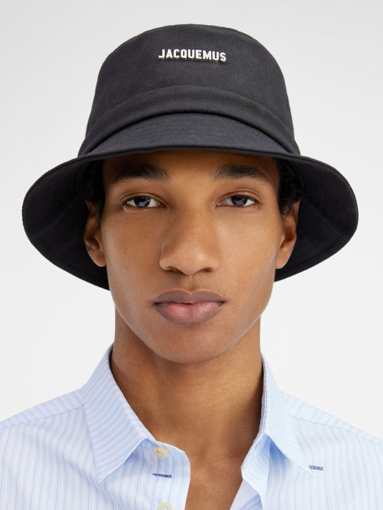 JACQUEMUS LE BOB GADJO LES CLASSIQUES BOW BUKET HAT BLACK BlankRoom