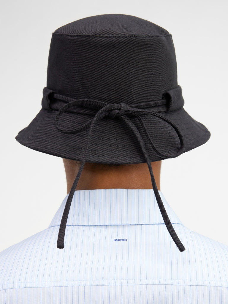 JACQUEMUS LE BOB GADJO LES CLASSIQUES BOW BUKET HAT BLACK BlankRoom