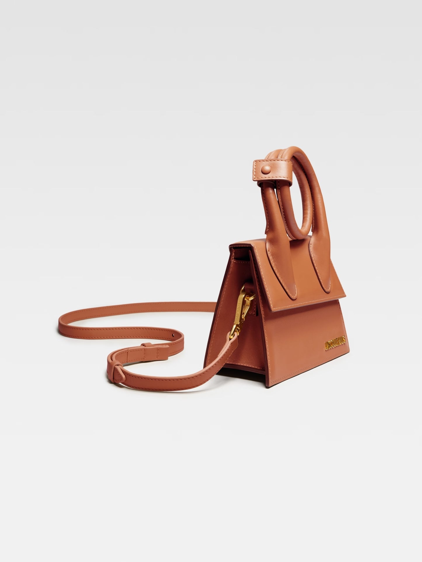 JACQUEMUS LE CHIQUITO NOEUD LIGHT BROWN BlankRoom