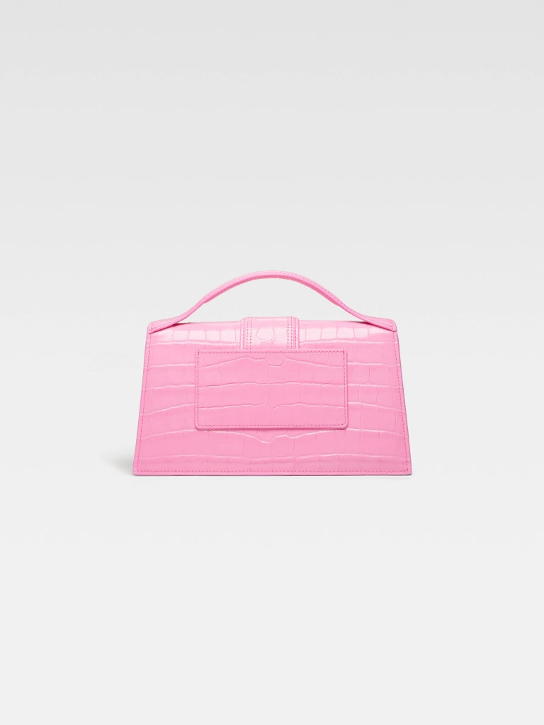 JACQUEMUS LE GRAND BAMBINO CROCO PINK BlankRoom