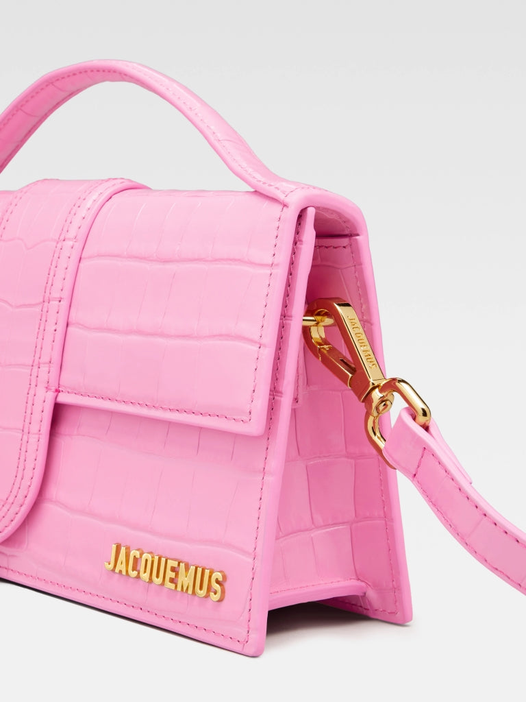 JACQUEMUS LE GRAND BAMBINO CROCO PINK BlankRoom