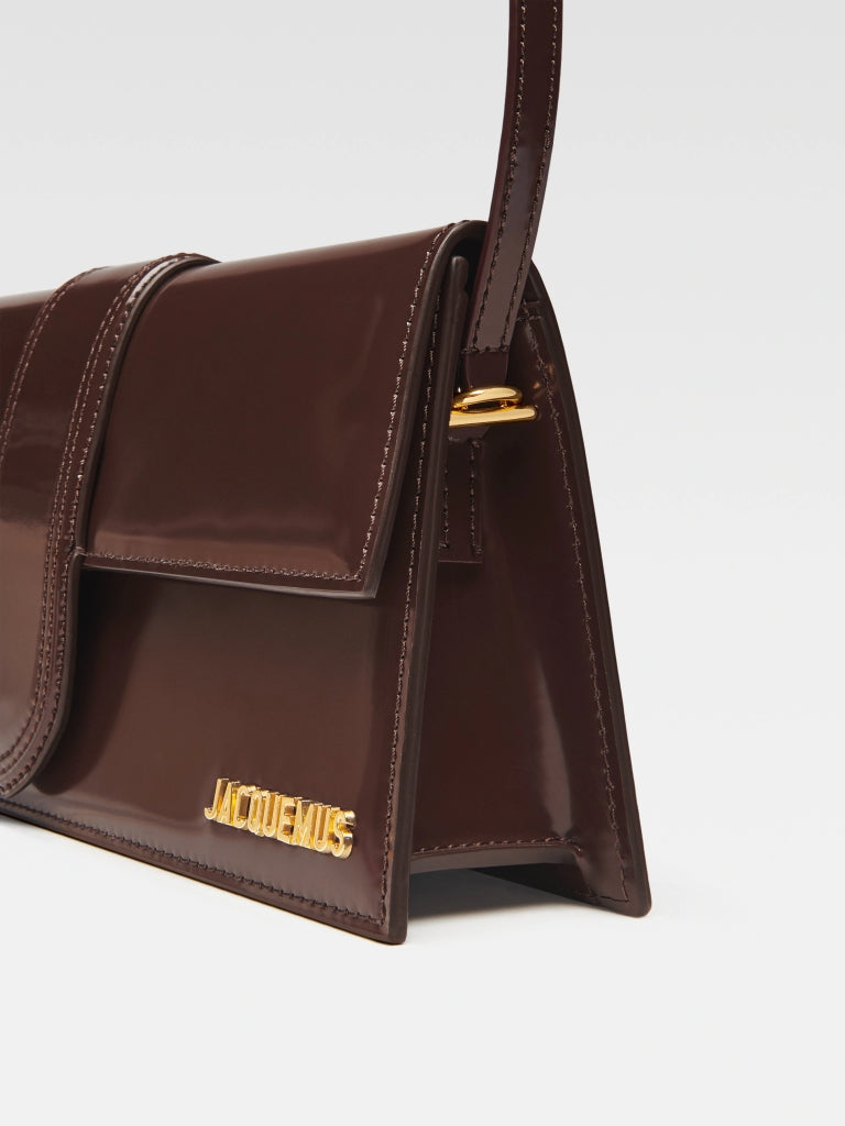 JACQUEMUS LE GRAND BAMBINO LONG MIDNIGHT BROWN BlankRoom