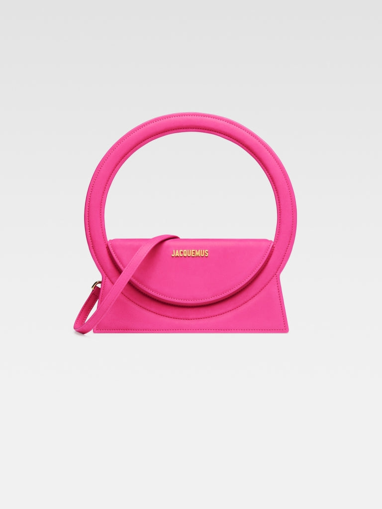 JACQUEMUS LE SAC ROND DARK PINK Blankroom