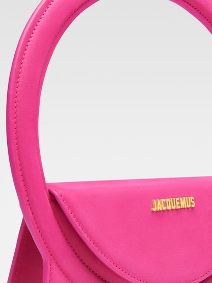 JACQUEMUS LE SAC ROND DARK PINK Blankroom