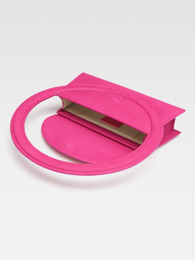 JACQUEMUS LE SAC ROND DARK PINK Blankroom