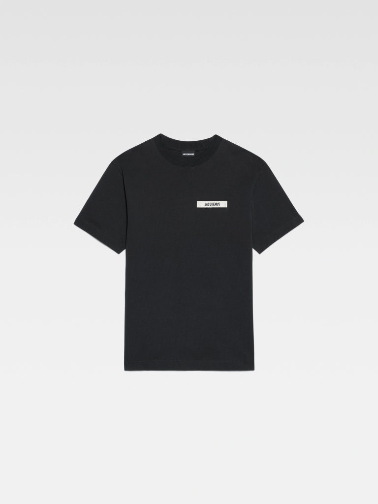 jacquemus le t-shirt gros grain black