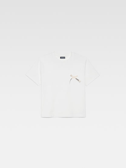  JACQUEMUS LE T-SHIRT NOEUD WHITE LE CHOUCHOU