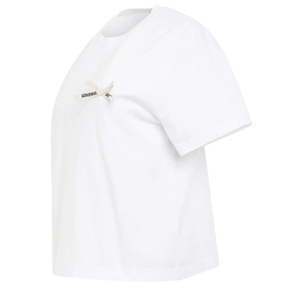  JACQUEMUS LE T-SHIRT NOEUD WHITE LE CHOUCHOU