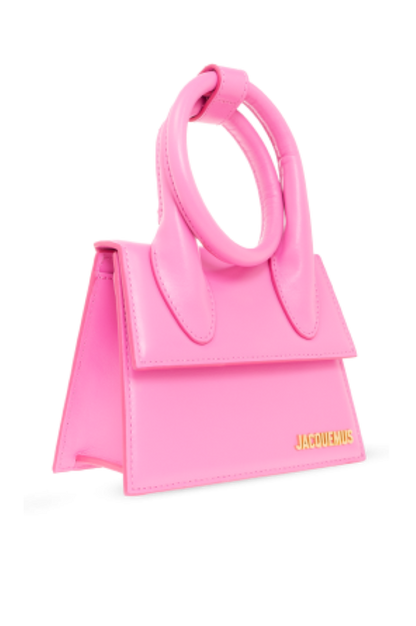 Jacquemus Le Chiquito Noeud Neon Pink