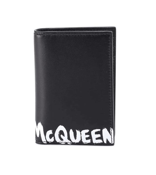 alexander mcqueen logo-print cardholder