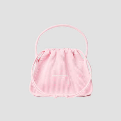 Alexander Wang Ryan Small Light Pink Ribbed Knit Bag 20222K20T680
