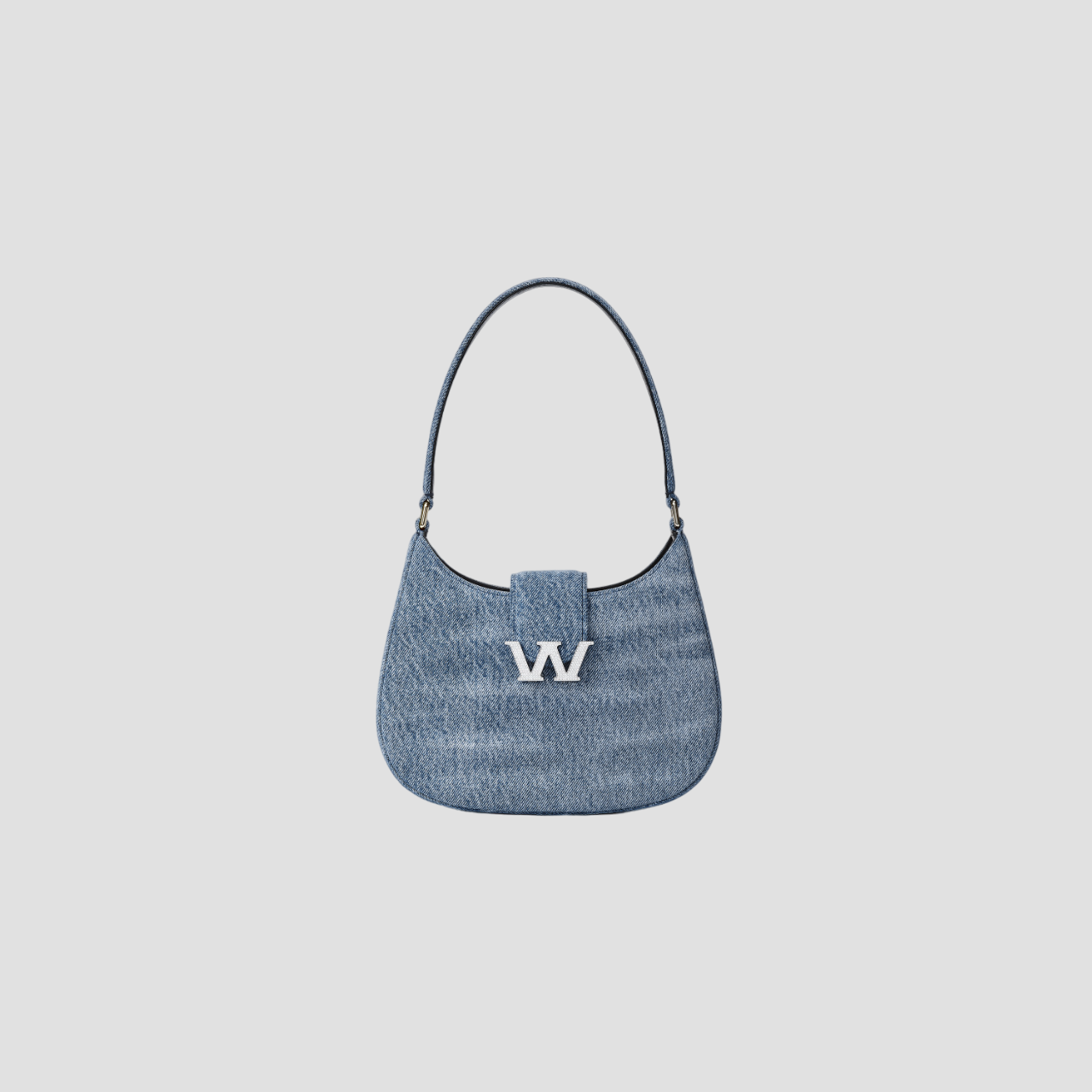 ALEXANDER WANG W LEGACY SMALL HOBO BAG IN DENIM 20223R02T486