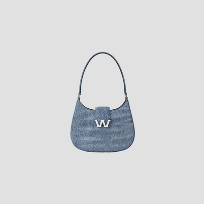 ALEXANDER WANG W LEGACY SMALL HOBO BAG IN DENIM 20223R02T486