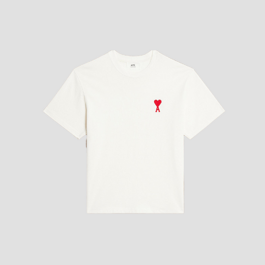 Ami De Coeur Boxy Fit White T-Shirt UTS004.726 175