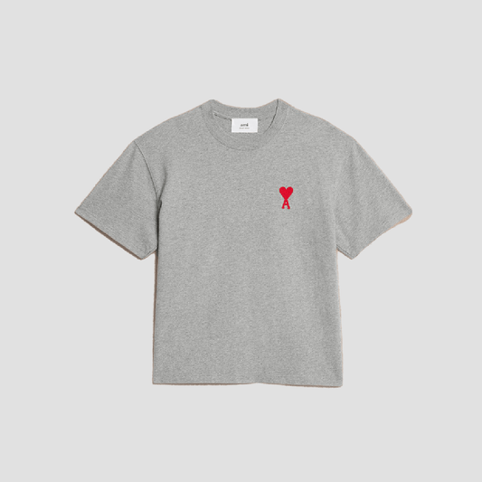 Ami De Coeur Grey Boxy Fit T-Shirt UTS004.726 0501
