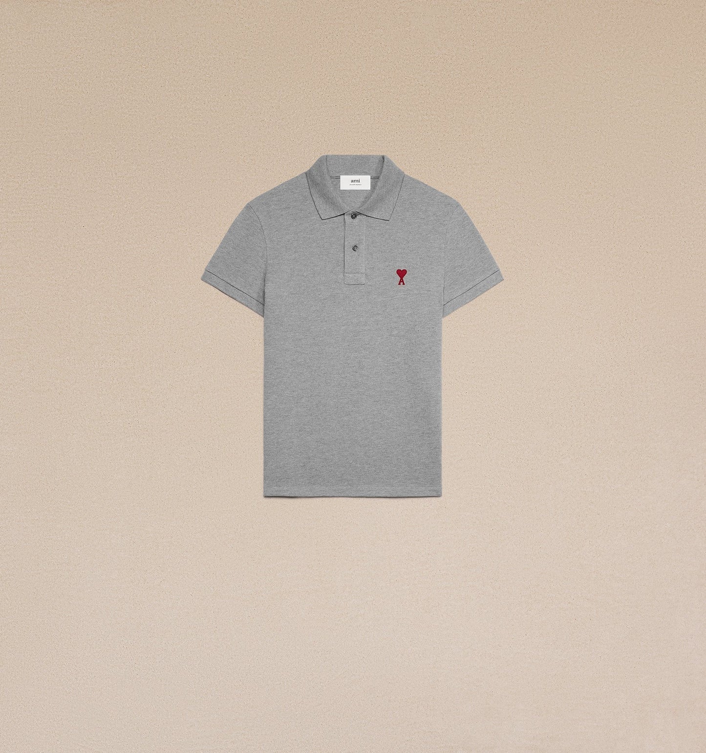 AMI DE COEUR GREY POLO SHIRT HPL001.760055