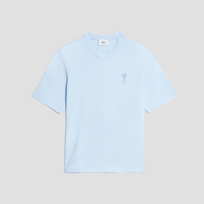 Ami de Coeur Light Blue Boxy Fit Cotton T-Shirt UTS004.726 464