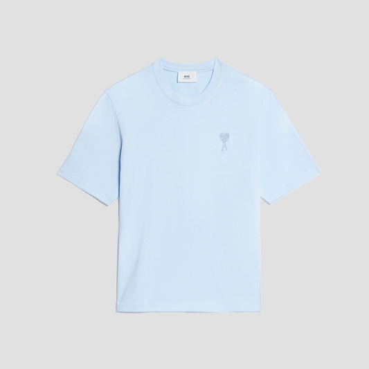 Ami de Coeur Light Blue Boxy Fit Cotton T-Shirt UTS004.726 464