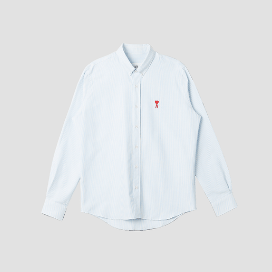 Ami de Coeur Logo Stripe Blue Shirt BFHSH113.CO0021 475