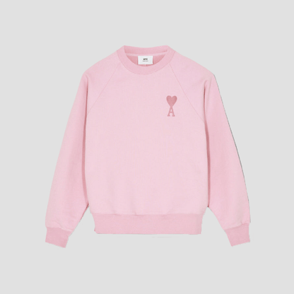Ami De Coeur Pale Pink Small Logo Sweater USW002747655