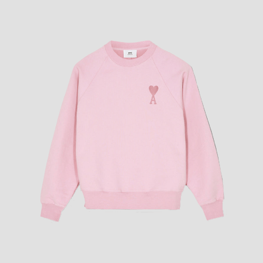 Ami De Coeur Pale Pink Small Logo Sweater USW002747655