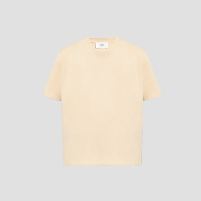 Ami De Coeur Vanilla-Beige Boxy Fit T-Shirt UTS004.726 714