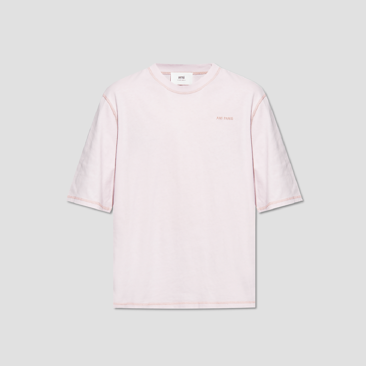 Ami Fade Out Pink Oversize T-Shirt UTS016.JE0051 679