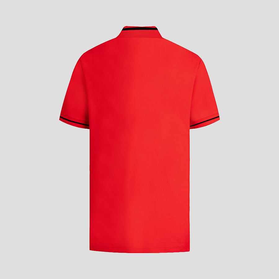 Áo BURBERRY GRENFORD POLO SHIRT IN RED BLANKROOM