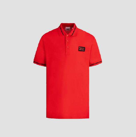 Burberry Grenford Polo Shirt In Red 8067580