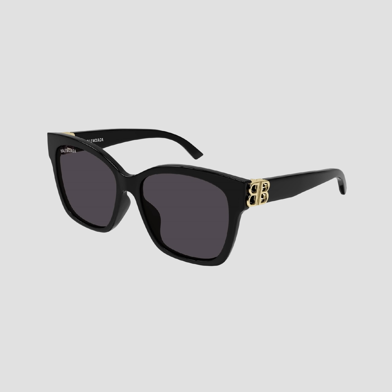 BALENCIAGA BB0102SA 001 DYNASTY SQUARE SUNGLASSES BLACK