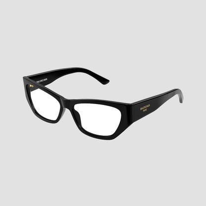 Balenciaga BB0372O 001 Black Butterfly Eyeglasses