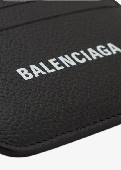 chi tiết BALENCIAGA CASH CARD HOLDER ROUNDED EDGES BLACK 5938121IZIM1090