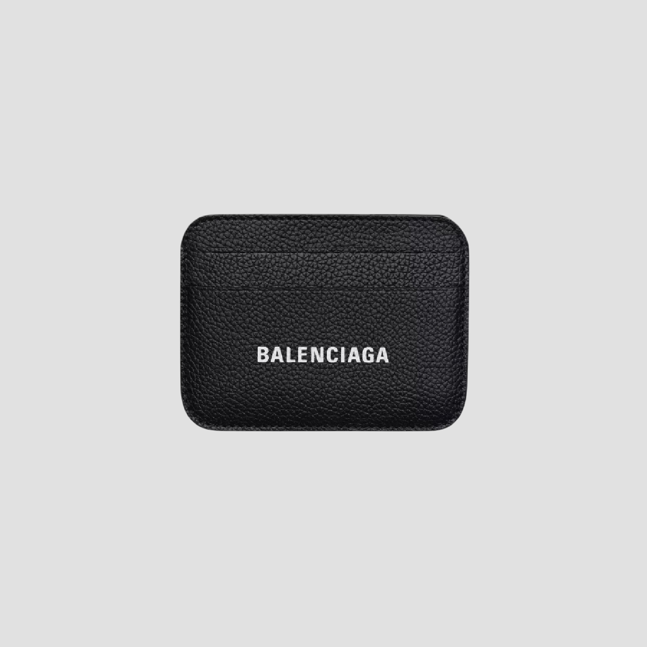 BALENCIAGA CASH CARD HOLDER ROUNDED EDGES BLACK 5938121IZIM1090