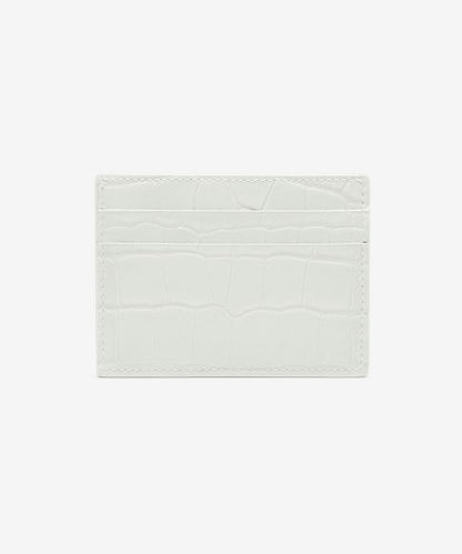 BALENCIAGA CROCODILE-EMBOSSED CARD HOLDER IN WHITE 5943091ROP39060 authentic tại hà nội, sài gòn, tp hcm, việt nam.