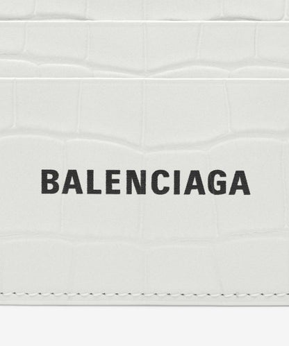 BALENCIAGA CROCODILE-EMBOSSED CARD HOLDER IN WHITE 5943091ROP39060 authentic tại hà nội, sài gòn, tp hcm, việt nam.