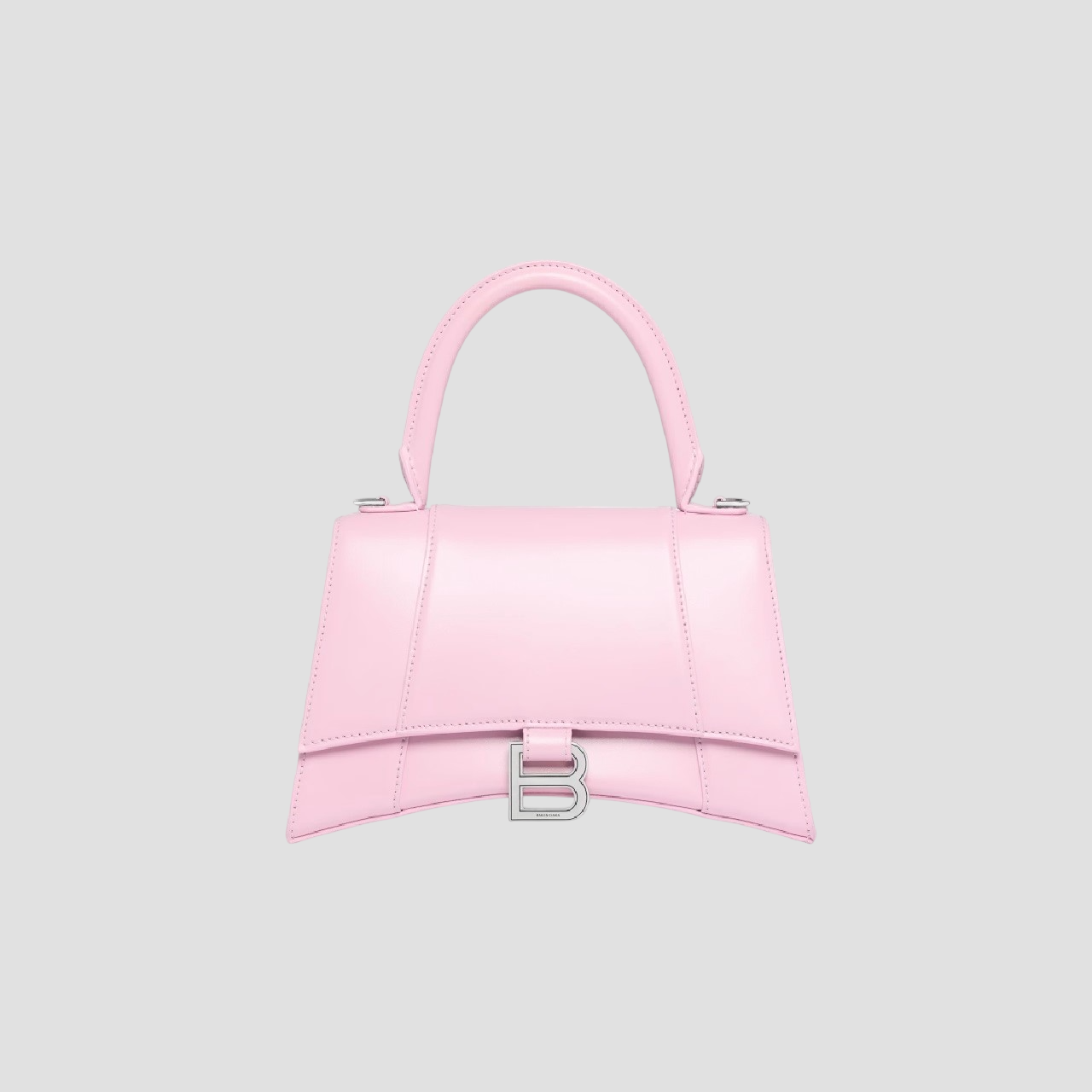 BALENCIAGA HOURGLASS SMALL HANDBAG BOX PINK 5935461QJ4Y6904