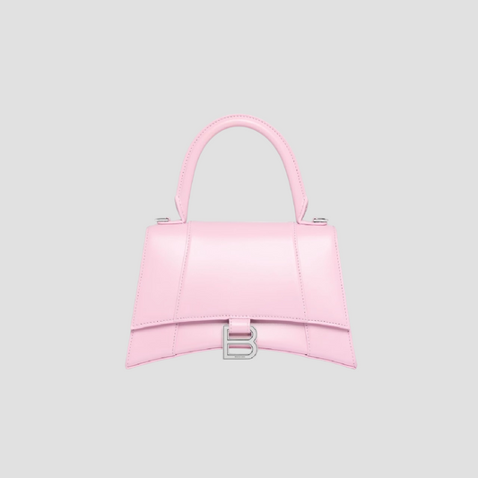 BALENCIAGA HOURGLASS SMALL HANDBAG BOX PINK 5935461QJ4Y6904