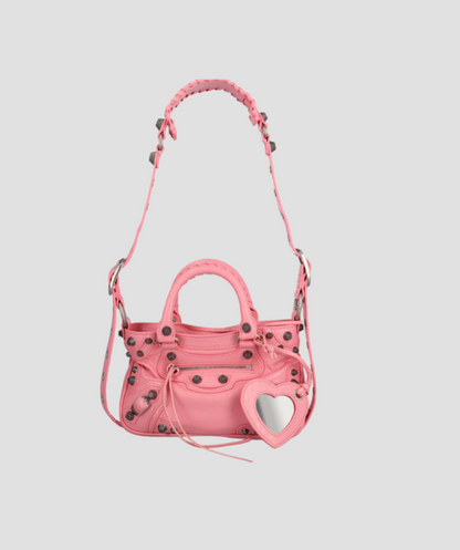 BALENCIAGA NEO CAGOLE XS SHOULDER BAG SWEET PINK 23FW 7515211VG9Y5812