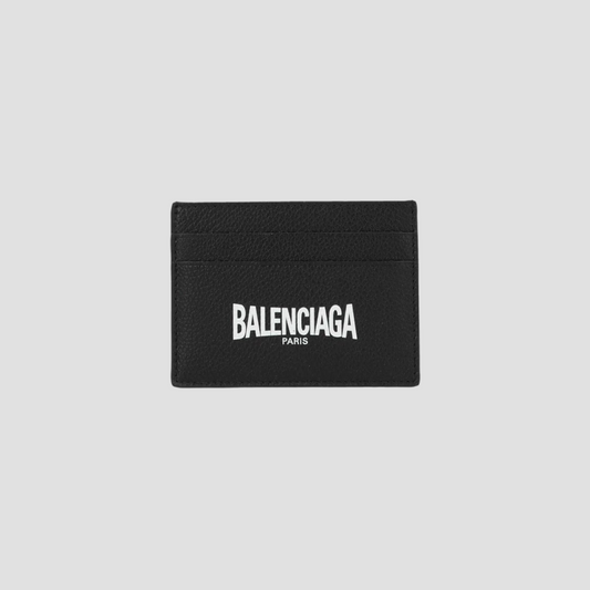 BALENCIAGA TEEN SKATE LOGO PRINT CARD HOLDER IN BLACK 5943092UQT31090