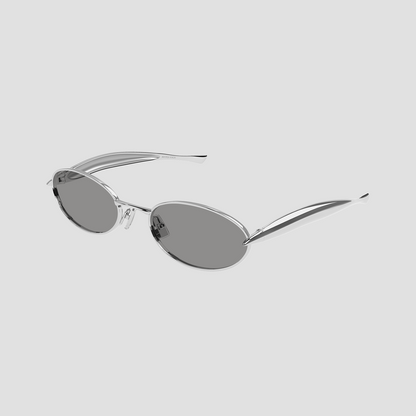 Bottega Veneta BV1386S 007 Silver Sunglasses