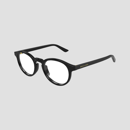 Bottega Veneta BV1420O Black Round Eyeglasses