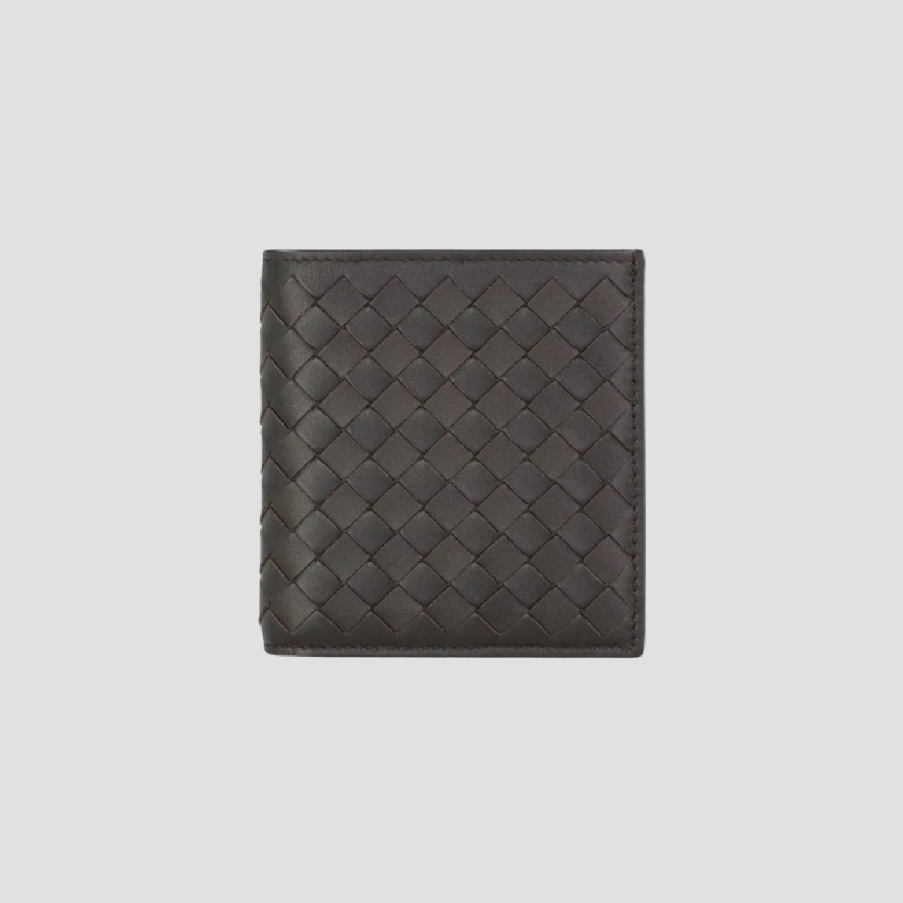 Bottega Veneta Intrecciato Piccolo Slim Bi-Fold Wallet Brown 222338V46512006