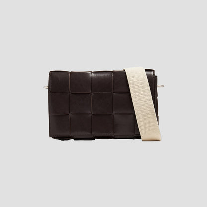 Bottega Veneta Medium Brown Cassette Shoulder Bag With Versatile Strap 741777V2XU12094