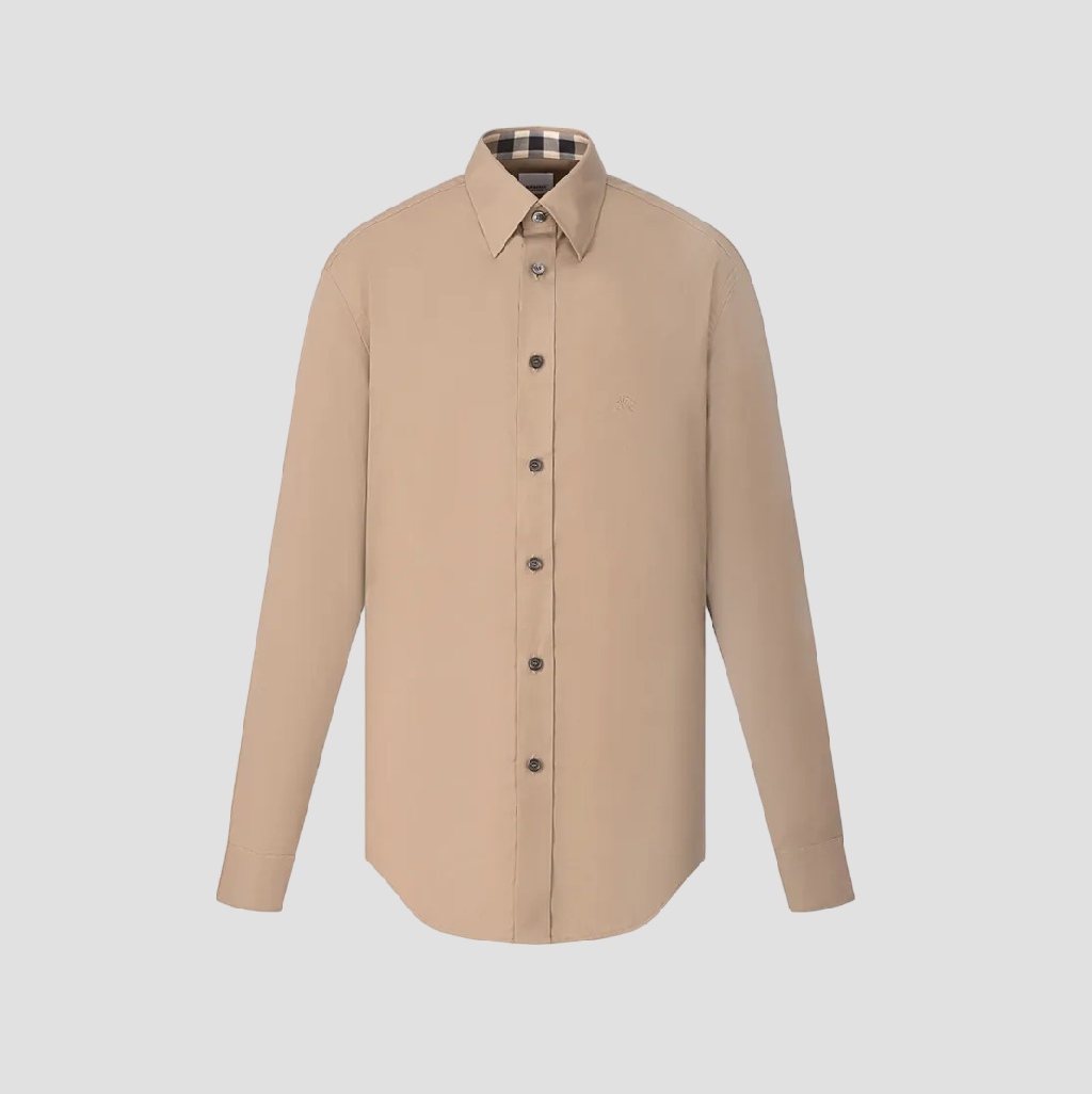 BURBERRY CAMBRIDGE ABOYD LONG SLEEVE SHIRT IN BEIGE 8066764