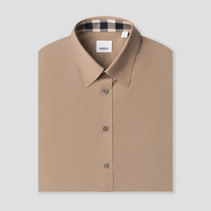 áo sơ mi nam BURBERRY CAMBRIDGE ABOYD LONG SLEEVE SHIRT IN BEIGE 8066764 authentic tại sài gòn, tp hcm