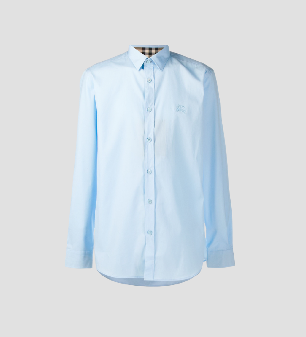 BURBERRY CAMBRIDGE ABOYD LONG SLEEVE SHIRT PALE BLUE 8066768