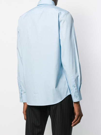 áo sơ mi nam BURBERRY CAMBRIDGE ABOYD LONG SLEEVE SHIRT PALE BLUE 8066768  authentic tại sài gòn, tp hcm